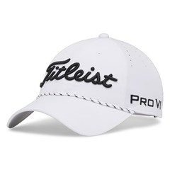 Titleist Golf Men’s Tour Breezer Adjustable Cap Hat White/Black New w/ Tag! 2852