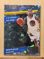 Monta Ellis #11 2010-11 Donruss Cracked Ice Production Line Warriors L0123A