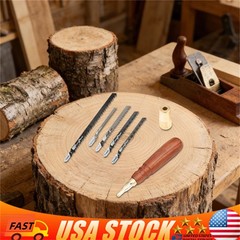 Mini Hand Saw Model Tools Small Hobby Saw Blades Kit with 5 Tiny Saw Blades