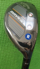 New in plastic Callaway Mavrik 4 hybrid with golf pride cp2 pro jumbo grip + HC