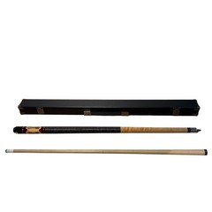 Shamrock Brown & Tan Ornately Decorated 2-Piece 58″ 19 Oz. Pool Cue / Case