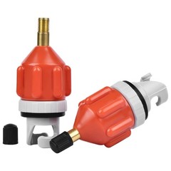 Xawuesa 2PCS Universal SUP Pump Adapter, Quick Inflate Standard, orangy