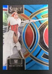 2024 Select WWE Wrestling #191 BECKY LYNCH Premier Level Blue Prizm /199