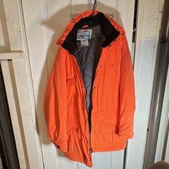 Field & Stream Men’s 2XL Insulated Full Zip Solid Orange Acrylic Jacket