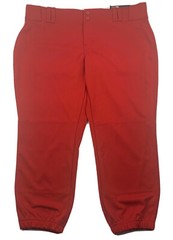 CHAMPRO Women Polyester BP11 Softball Fastpitch Pants XL New NWT Red Scarlet