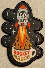 5.11 Tactical Gear Patch – Rocket Sauce – Coffee Cup – Morale Patch