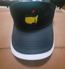 Masters Golf Visor Hat Embroidered Tournament Logo Adjustable Augusta National