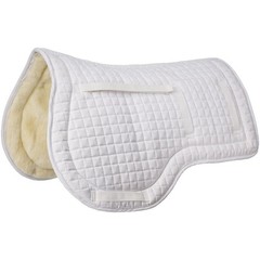 English Saddle Pad – Quilted Fleece Lined – Number Pad – Equitare Brand