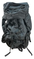 Mountain Warehouse Tor- 65L Backpack Black Hiking Camping