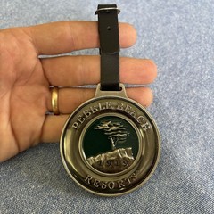 Pebble Beach Resorts Metal Golf Bag Tag