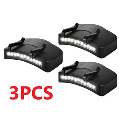 3x Ultra Bright Hand Free LED Clip on Cap Light for Fishing Camping Baseball Cap