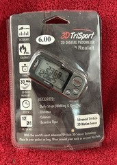 Realalt 3DTriSport Walking 3D Pedometer. Track Activity Tri-axis 3D Sensor