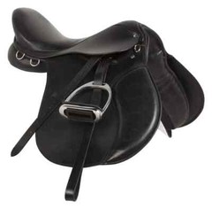 English All Purpose Genuine Leather Jumping Horse Saddle Size 14″ To 18″