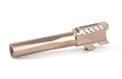 HGW Bromont Barrel for Glock 19 9mm Serrated Flush Cut Stainless Steel Copper