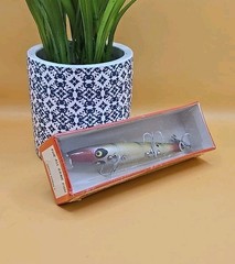 Devils Horse Lure F-109 Multi-Colored w/ Eyes & Double Trouble Hooks *NOS Sealed