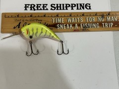 Vintage Tennessee SIDEKICK Flat Sided Crankbait- HAND MADE FISHING LURE TACKLE,,
