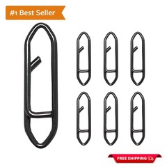 50 Pack Stainless Steel Fishing Speed Clips – Quick Change & Corrosion Resistant