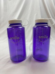 Lot Of 2 Nalgene Wide Mouth 32 oz. Water Bottle Purple Smile Direct Club