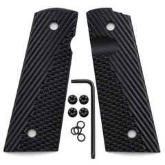 1911 G10 Grips, Full Size Government/Commander, Free Screws Included, Magwell…