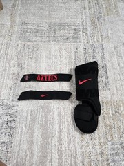 Nike San Diego State Aztecs Batters Leg Guard Right Black Red Diamond Elite