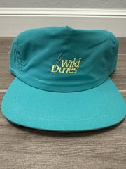 Vintage Wild Dunes Golf Course Hat Cap Strapback Adjustable Green Logo