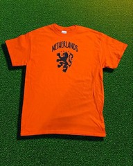 Netherlands Men’s Soccer T-Shirt 100% Cotton. New
