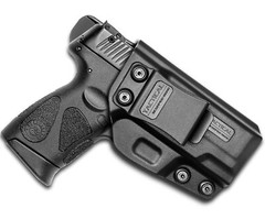 Polymer IWB Concealed Inside Pants Holster Fits: Taurus 809, 840, 845, 24/7Pro