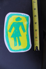 GIRL Chocolate Skateboards Clear Green Yellow Art OG Z59B Skateboarding STICKER
