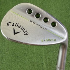 Callaway MD3 Milled Chrome 52 10 52° Gap Wedge S Grind Dynamic Gold Steel