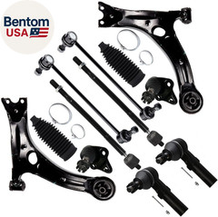 10-PC SET Suspension Kit for 2009-2013 for Toyota Corolla Front Lower Control Ar