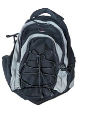 Travelpro TPro Hiking Backpack Black Nylon Padded Adjustable Size Zip
