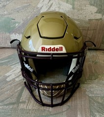 Riddell Speed Flex Adult Football Helmet Metallic Vegas Gold – Size Medium
