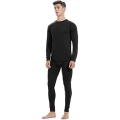 Men Merino Wool Base Layer Set Winter Underwear Bottom Long Sleeve Top XXL