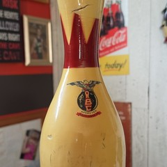 Brunswick Duraking Ten-Pin Bowling Pin Wooden Beige/Red ABC Approved