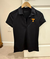 Nike Golf Tennessee Dri-FIT Women’s S Black Short Sleeve Polyester Polo