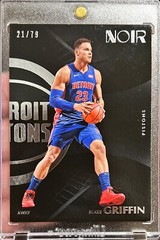 2017-18 Noir Blake Griffin Away Basketball Trading Card /79 #104