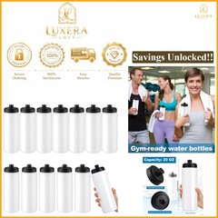 12 Pack Reusable 20oz Plastic Sports Water Bottles Leak Proof Dishwasher Safe…