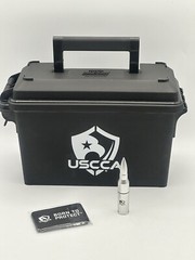 MTM Case-Gard Ammunition Box USCCA Logo Patch And Bullet Shaped Flash Drive