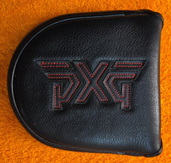 PXG MALLET PUTTER HEADCOVER BLACK – RED RH OR LH MAGNETIC CLOSURE