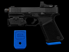 Glock Magazine Base Plate, Multicolor Polymer, Handgun, PDW, 9MM Luger