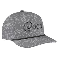 NEW GoodGood Grey Gloss Rope Snapback Golf Hat Cap – Grey