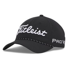 Titleist Golf Men’s Tour Breezer Adjustable Cap Hat Black/White New w/ Tag! 2853