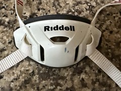 Riddell SpeedFlex Football Helmet White Ratchet Hard Cup Chinstrap Cam Loc SALE
