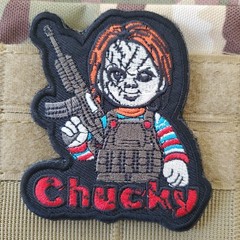 CHUCKY Sarcastic Tactical Morale Patch Hook and Loop