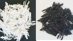 100ct Smoke 1.5″ Micro Fishing Baits Panfish Lures Trout Crawfish Black & White.