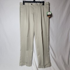NWT Pro Tour Golf Pants Size 38X29 Performance Golf Bamboo Khaki