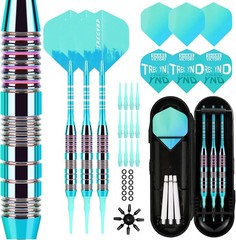 Soft Tip Darts Set 3 Aluminum Shaft Professional Darts Plastic Tip Sets 2BA R…