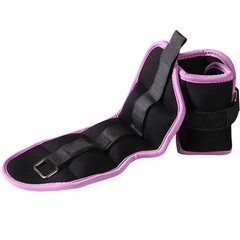 JFIT Ankle Weight Pair 1.0 LBS, Set of 2 with Adjustable 1 lb Pair, Purple