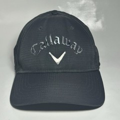 Callaway Golf Hat Gray Black Adjustable Snapback Performance Adult Cap