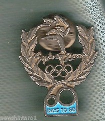 #P6. SYDNEY 2000 OLYMPIC COUNTDOWN PIN – 60 DAYS TO GO, PEWTER